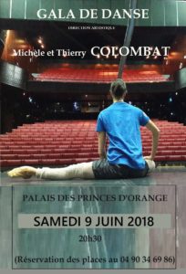 Gala Danse 2018 Michèle et Thierry Colombat à Orange